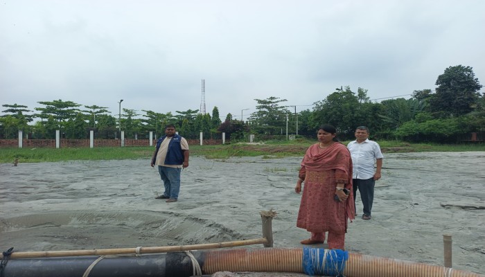 কৃষিজমিতে অ'বৈধ বালুভরাট ও অনুমোদনহীন আবাসন প্রকল্পে ৪ লাখ ৫০ হাজার টাকা জ'রিমানা